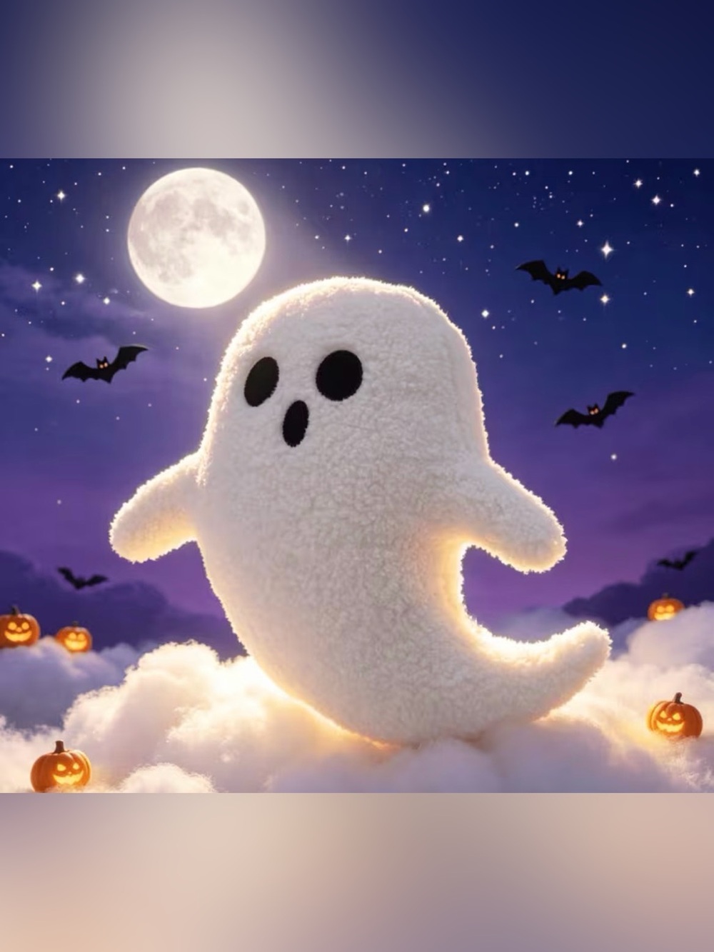Adorable Plush Ghost stuffy👻 or pillow - BNIB Cozy Halloween